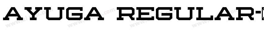 Ayuga Regular字体转换 Ayuga Regular字体转换